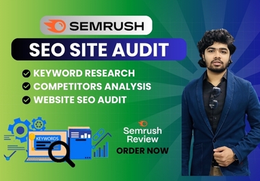 I will provide full website seo audit report and competitor analysis