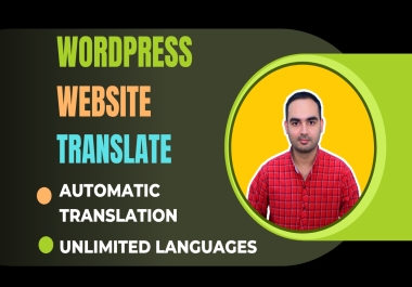 create your website translation into multi language wordpress translation