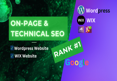 I Will do wordpress & On-Page optimiza & Technical SEO Service