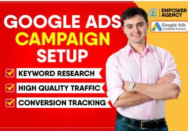 I will setup and manage google ads adwords ppc campaigns