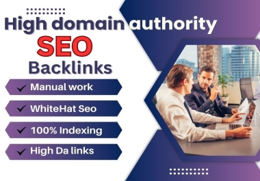 I'll do seo backlinks high quality dofollow and high da authority link building service