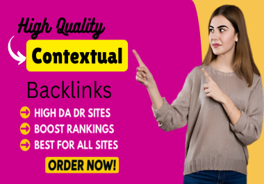 Create high Authority SEO contextual backlinks white hat link building