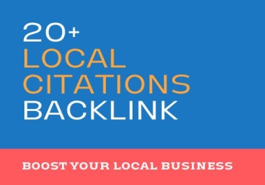 I will rank your Local business with 20+ local citations