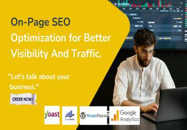 I will Do WordPress on-page SEO and technical SEO to boost rankings and drive more traffic.