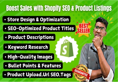 Professional Shopify Product Listings to Skyrocket Your Sales