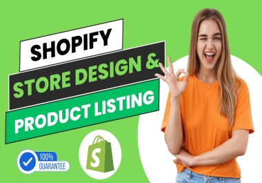 I will upgrade your Shopify store with SEO and Listings