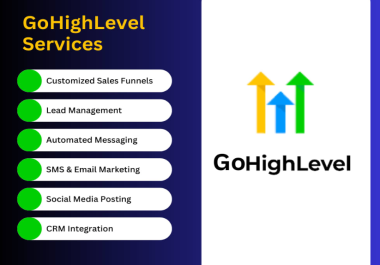 I will do gohighlevel landing page, ghl sales funnel,  ghl website,  automation