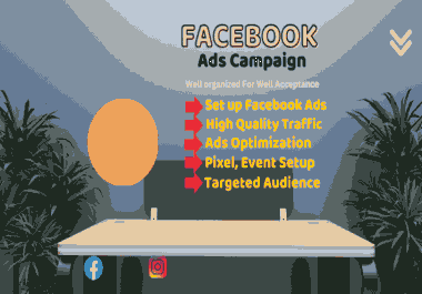 I will be created your Facebook Ads campaign