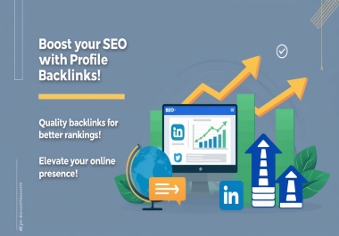 I will provide High DA/PA Profile Backlinks for Top Google Rankings