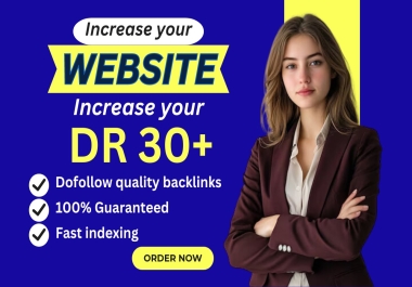 Boost your websites Ahref Domain Rating to 30+safely and with a guaranteed approach.