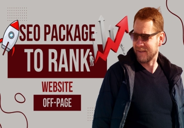 I will do full SEO package to rank website