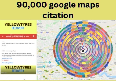 I will do 90,000 google maps citation for local seo gmb ranking