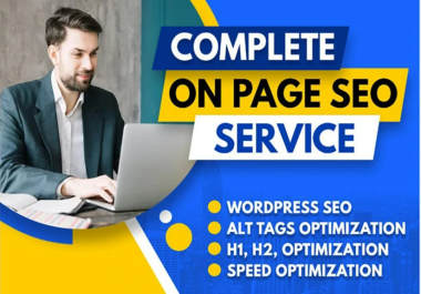 I will do wordpress website technical optimization and onpage SEO