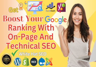 I will do On Page and Technical SEO work for WordPress,  Shopify,  wix website