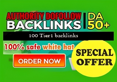 Rankings with tier1 dofollow SEO backlinks