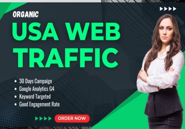 I will Drive 25,000 USA Web Traffic to your website for 30 days