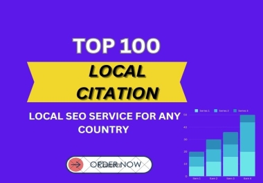 I will submit 100 Local Citations for Business Listing