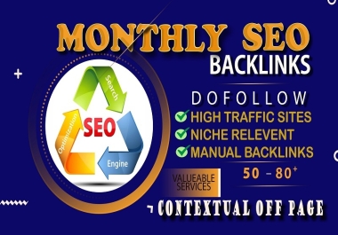 I will perform a backlink service for off page contextual SEO Backlinks Service