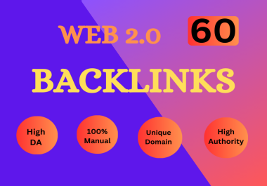 I will create high- authority Web 2.0 backlinks