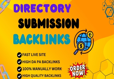 I will create 100 Premium Quality Directory Submission Backlinks