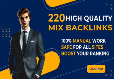 Boost Your Website Ranking with 220 High-Quality Mix Backlinks