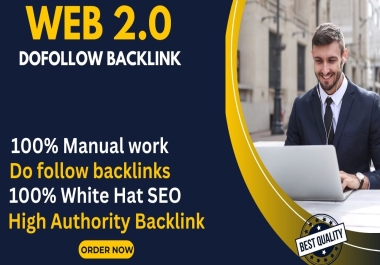 I will Provide 20 High Domain Authority Web2.0 Backlinks ranking in Your websites