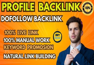 I Will Provide 120 High-Quality Profile Backlinks Boost your Website Ranking