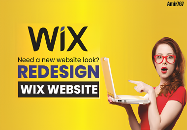 I will design and redesign wix website or develop