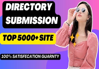 Manualy 5000 Directory submission backlinks for website ranking