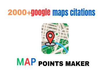 I will do 2000+google maps citations for local business SEO and gmb ranking