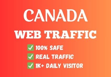 10k+ canadian website traffic,  website traffic