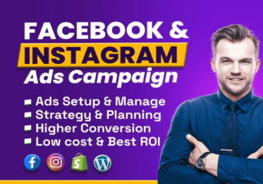 I will run FB meta ads & instagram campaign for sales and lead