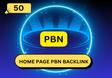 I will offer 50 powerful PBN backlinks