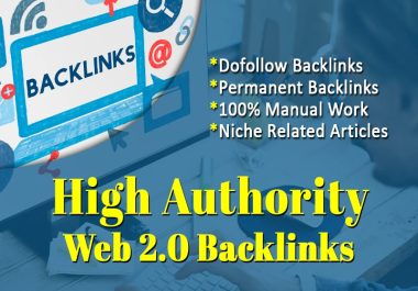 I will provide High DA Web 2.0 Backlinks for Enhanced SEO