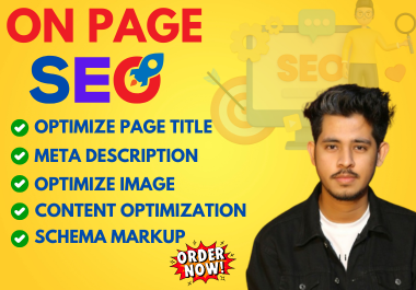 I Will do Professional On-Page SEO Optimization for Better Search Rankings