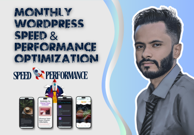 Monthly WordPress Speed & Performance Optimization