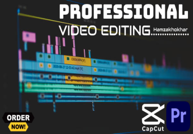 i will do professional video editing premiere pro and Capcut