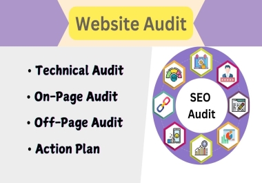 I will do technical seo audit,  provide site audit report with action plan