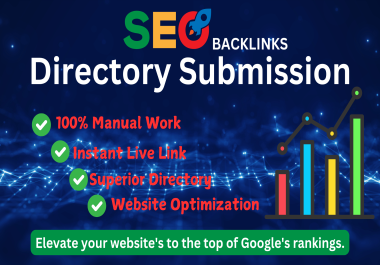 I will manually generate 100 links for Directory Submission and Business Listing.