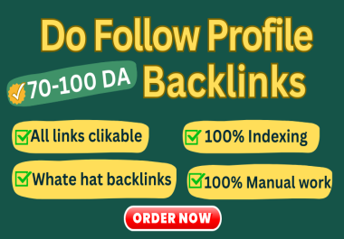 Create Powerfull 120+ High Quality Dofollow SEO Profile Backlinks for Google Top Ranking