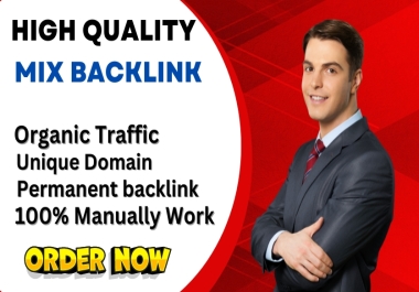 I will do 200 high-quality mix backlinks do follow off-page SEO links