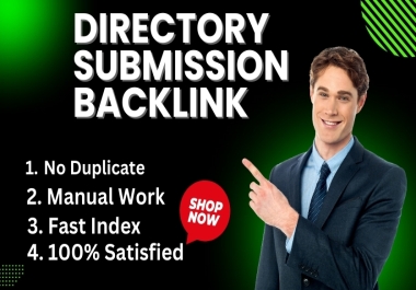 I will do top 200 directory submission SEO backlinks