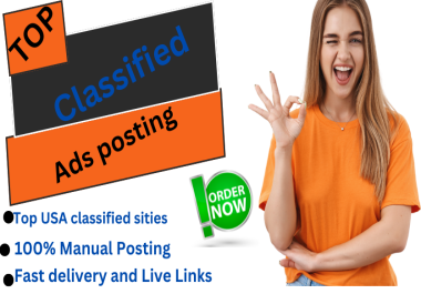 I will do USA classified ads post on top US ad posting sites