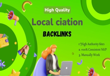 I will do 100 USA local citations usa listing for local seo