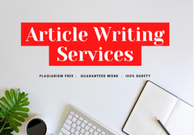 I will write SEO friendly article for your website,  blog