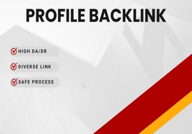 I will do 100 high high quality dofollow Profile Backlinks quick index