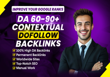 I will improve your website ranking with 50 white hat SEO high da Contextual backlinks