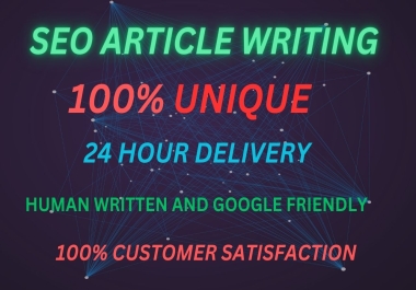 I will write article publish within 24 hours