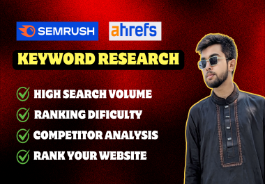 I will do advanced SEO keyword research for higher google rankings