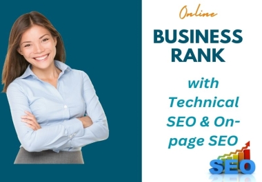 Technical & on-page SEO rank optimization for best Google ranking.